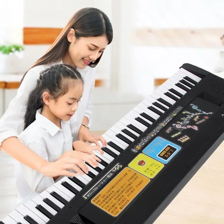 Musical Instrument Harmonium - Teclado eletrônico infantil, piano com 37/61