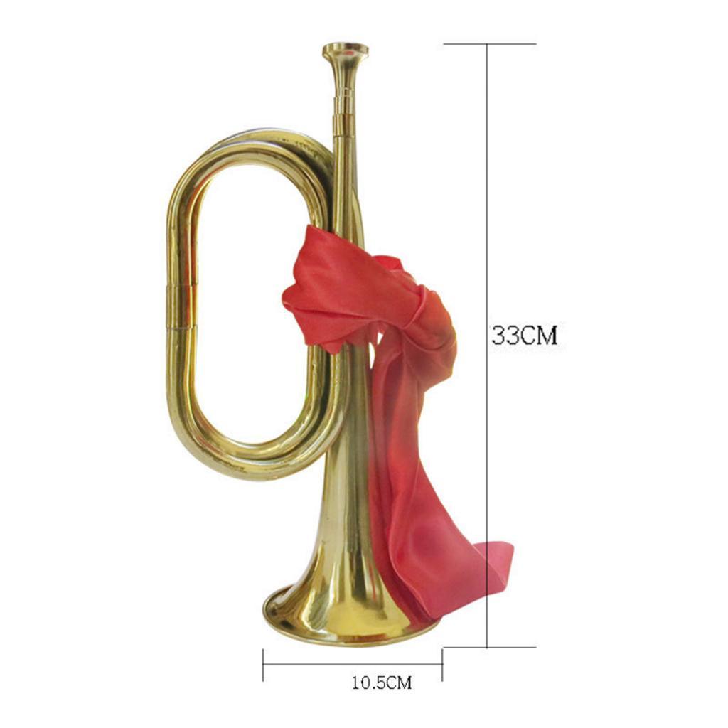 Musical Instrument Bugle - Corneta Padrão para Trompete, Instrumento Musical