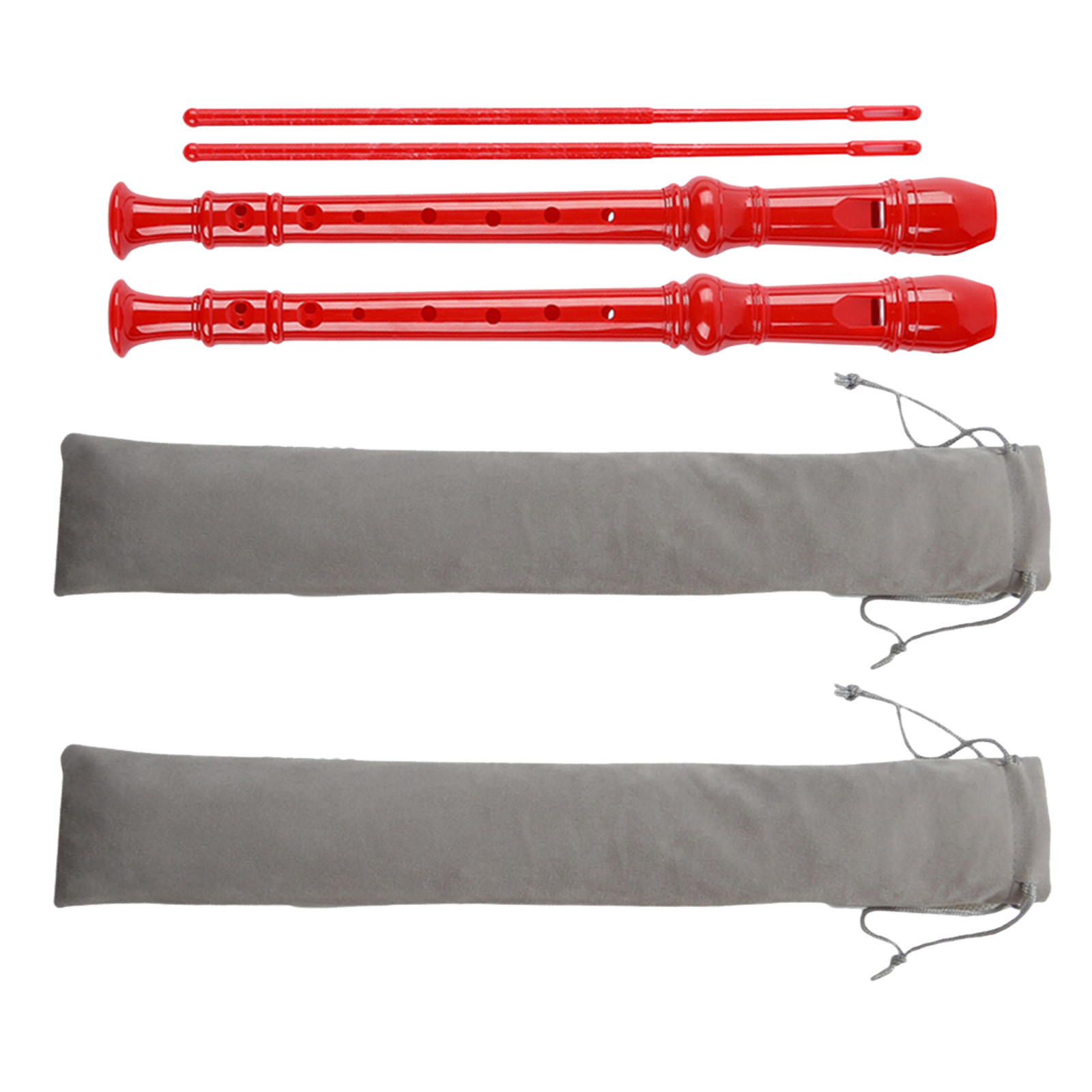 Soprano Recorder Plastic - 2 conjuntos de flautas de bisel