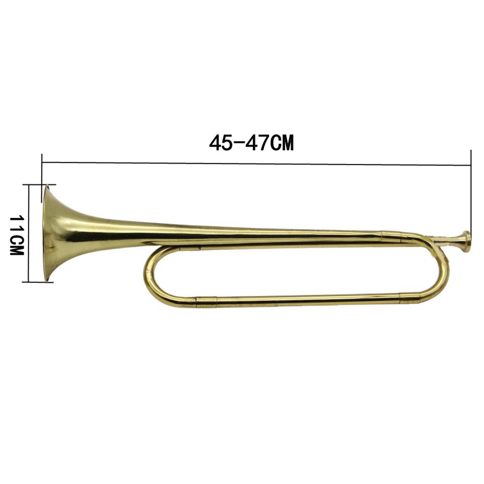 Musical Instrument Bugle - Trompete de latão, instrumento musical para