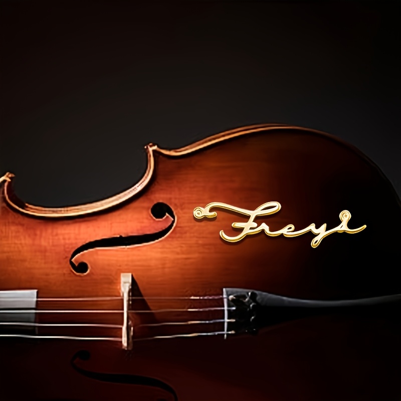 Musical Instrument And Names - [Personalizado] Placas decorativas com nomes, placas
