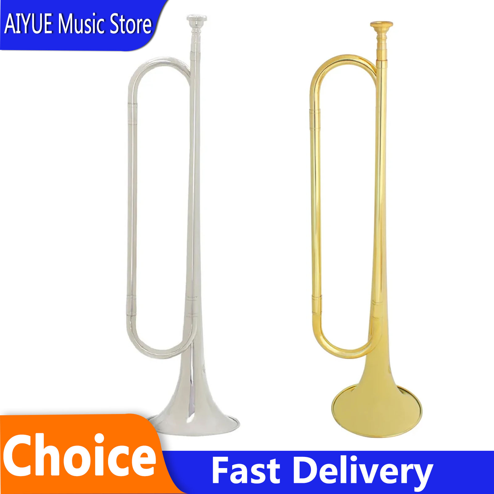 Musical Instrument Bugle - Trompete Retro SLADE Bb Flat com