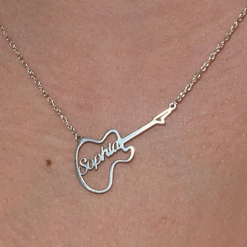 Colar personalizado com símbol - Musical Instrument And Names avaliação e preço