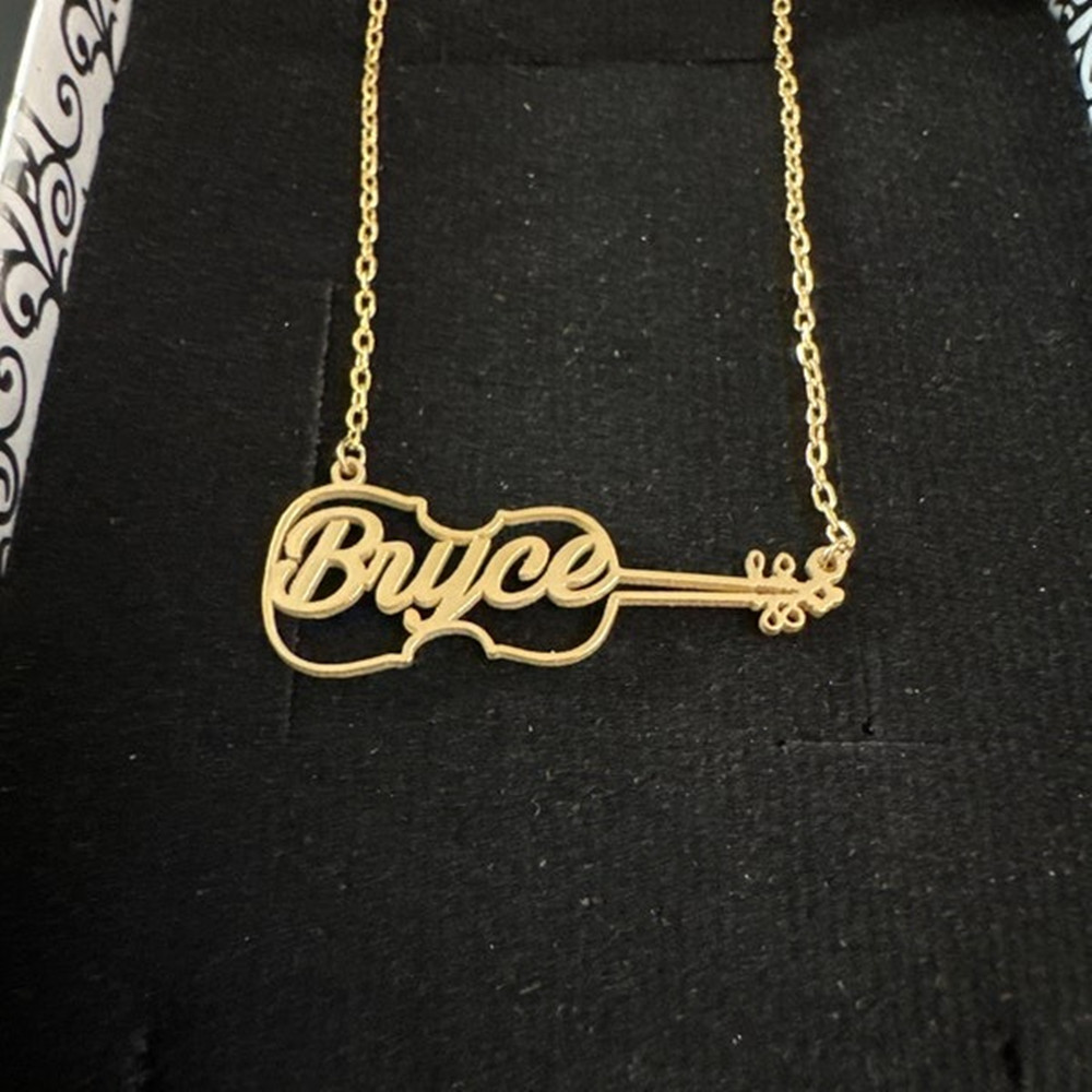 Colar personalizado com símbol - Musical Instrument And Names avaliação e preço
