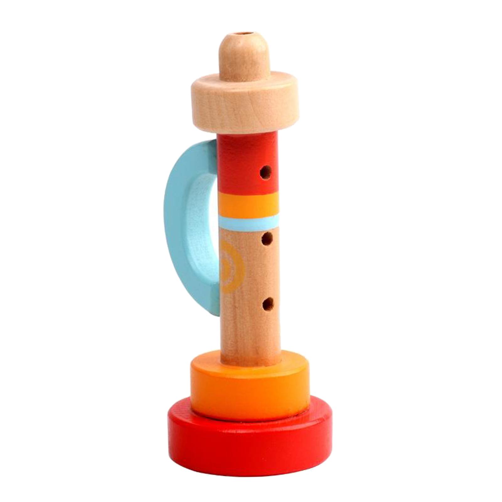 Brinquedo de trompete de madei - Musical Instrument Bugle avaliação e preço
