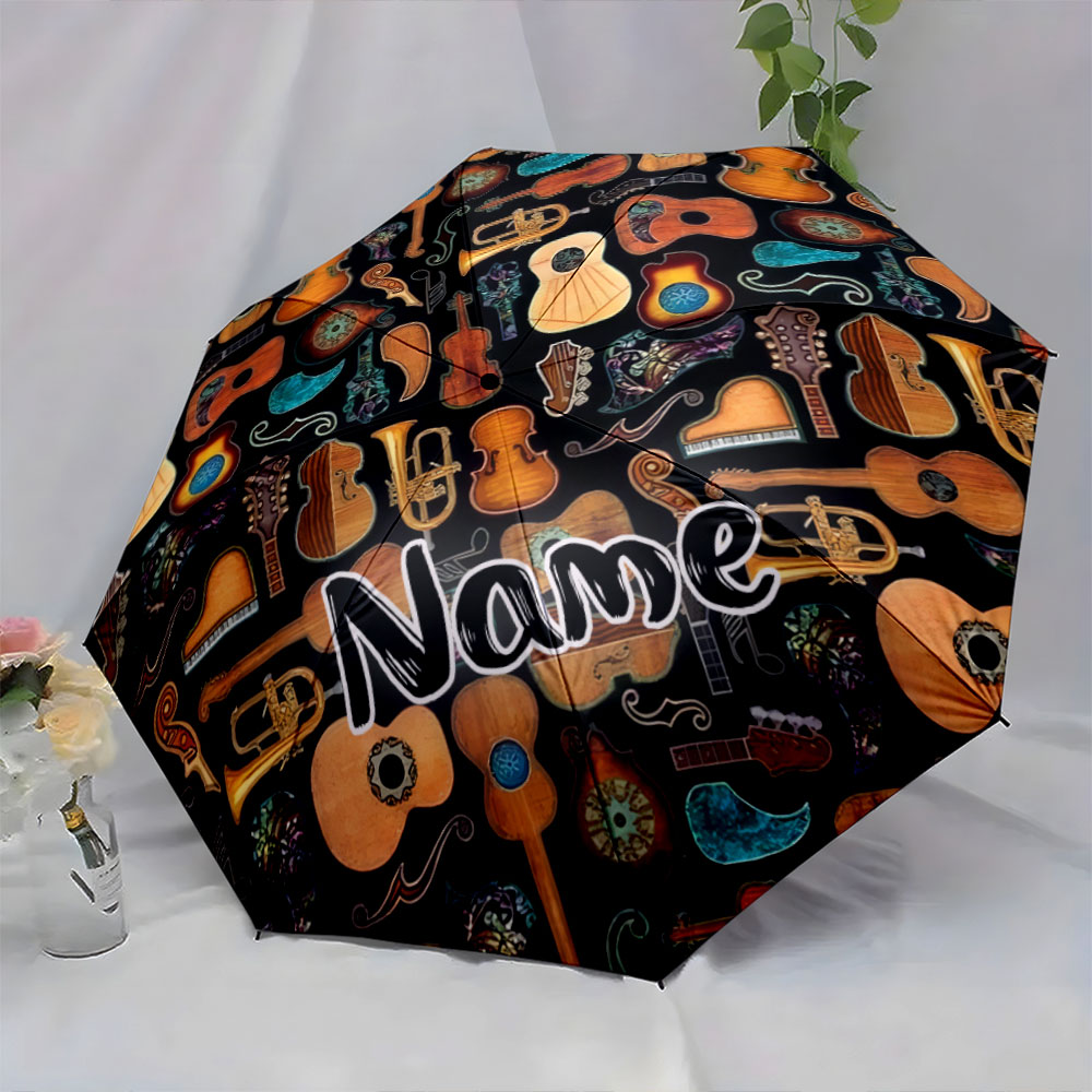 Guarda-chuva com nome personal - Musical Instrument And Names avaliação e preço