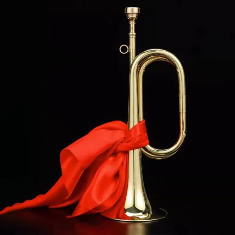 Trompete de latão para criança - Musical Instrument Bugle avaliação e preço