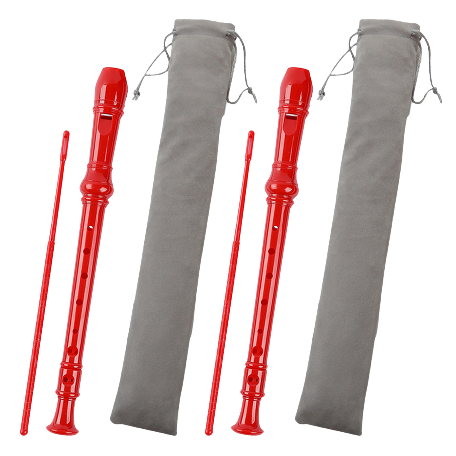 2 conjuntos de flautas de bise - Soprano Recorder Plastic avaliação e preço