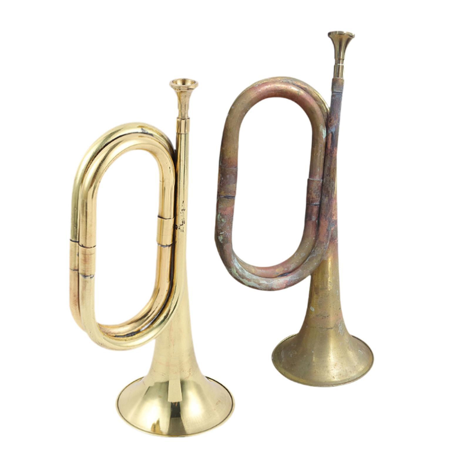 Trompete de Latão Completo par - Musical Instrument Bugle avaliação e preço