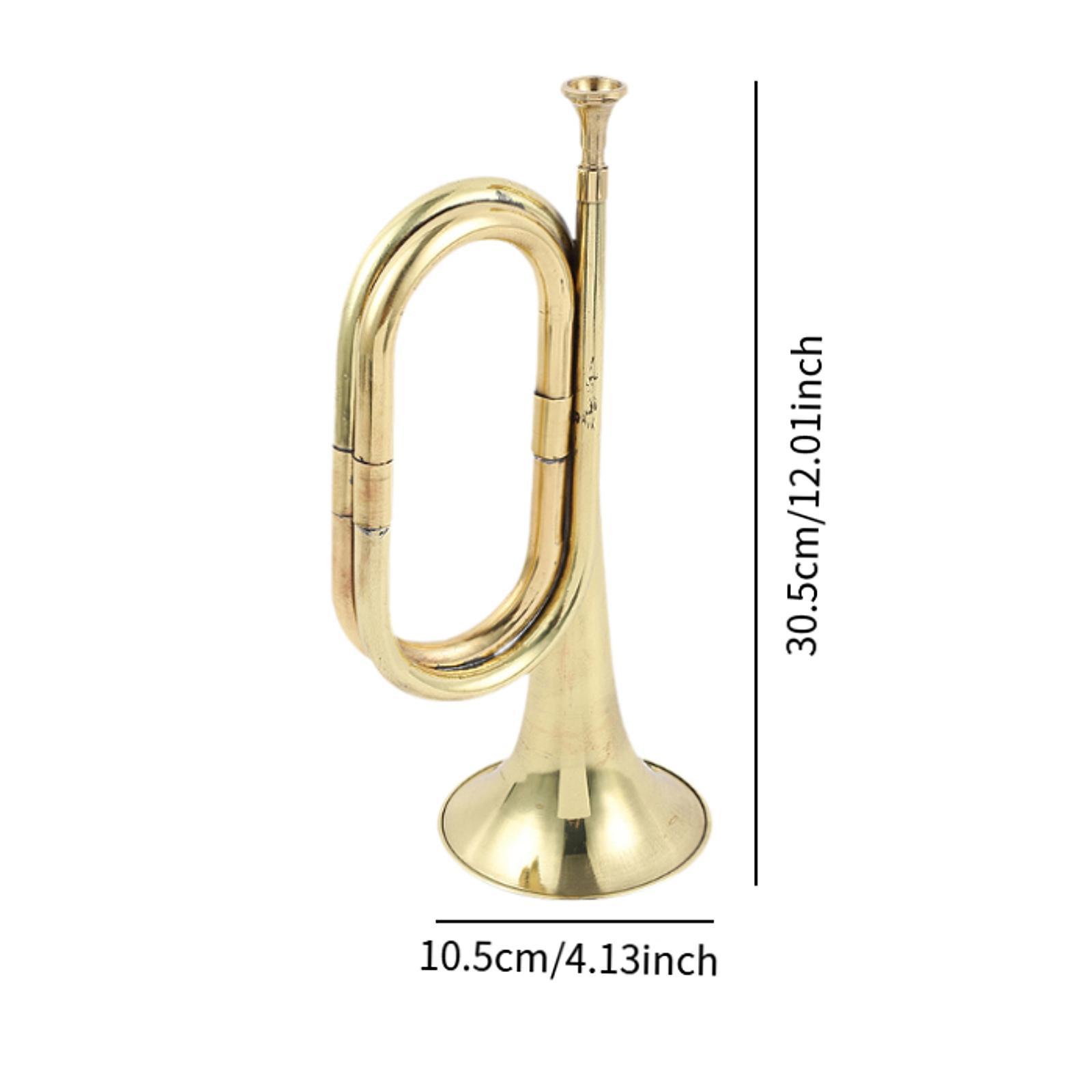 Trompete de Latão Completo par - Musical Instrument Bugle avaliação e preço