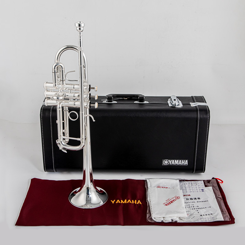 Banhado a prata trompete profi - Musical Instrument Bugle avaliação e preço
