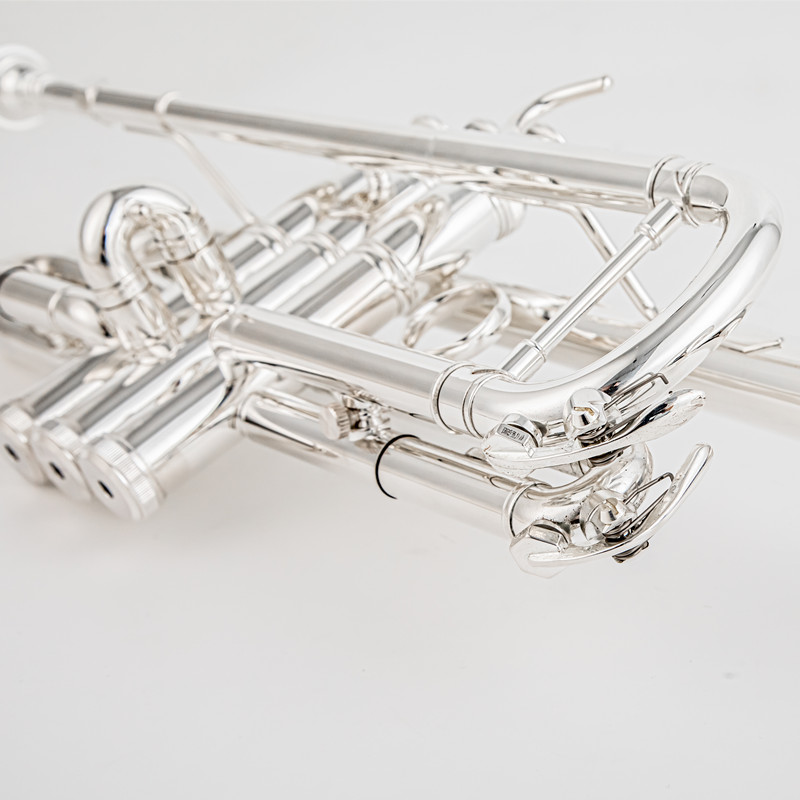 Banhado a prata trompete profi - Musical Instrument Bugle avaliação e preço