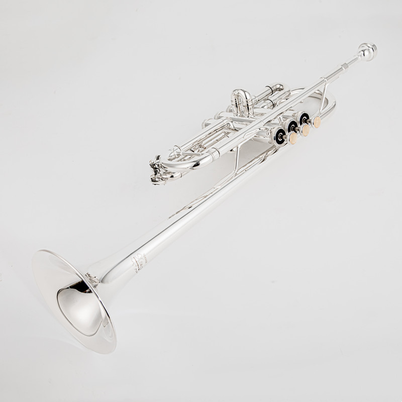 Banhado a prata trompete profi - Musical Instrument Bugle avaliação e preço
