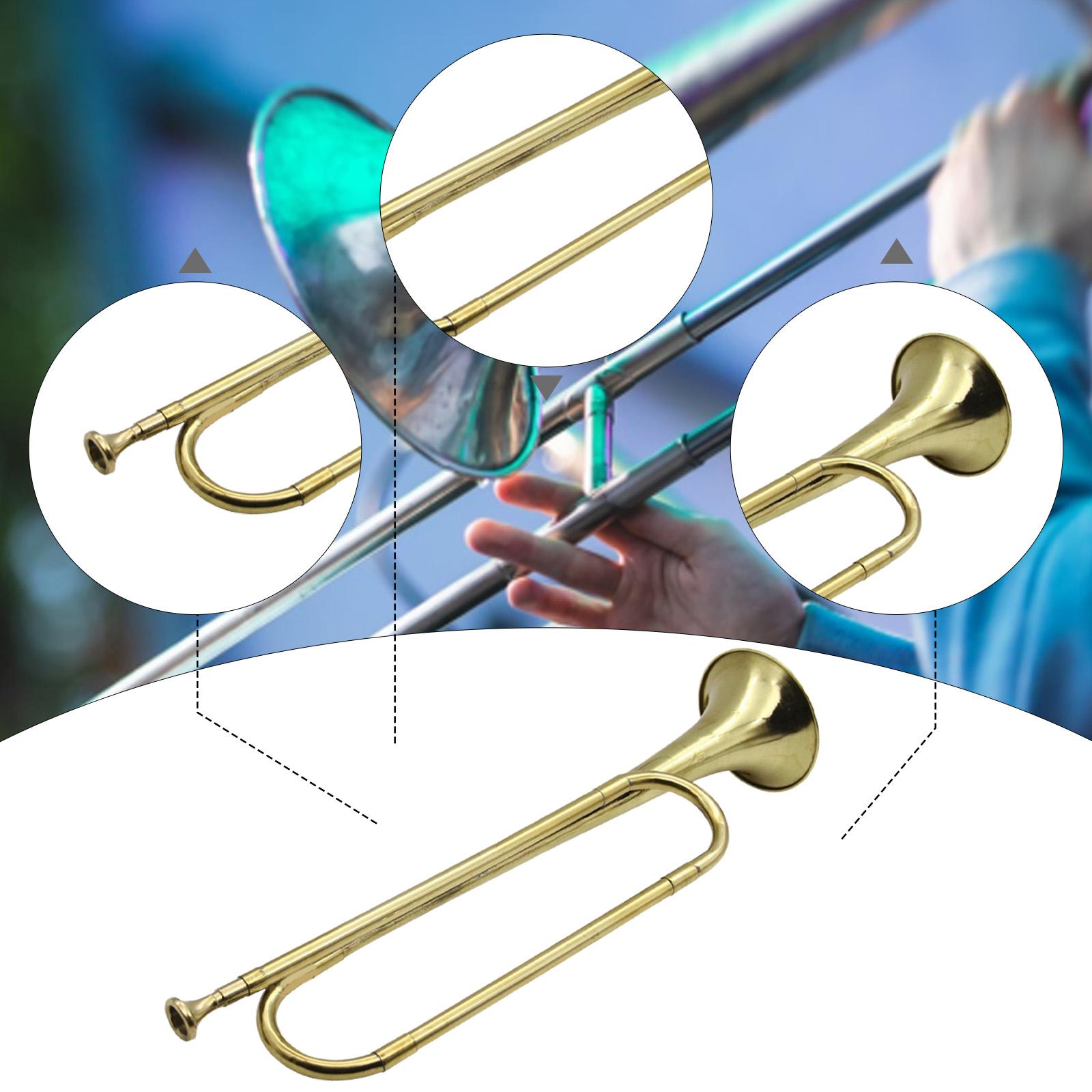 Trompete de latão, instrumento - Musical Instrument Bugle avaliação e preço