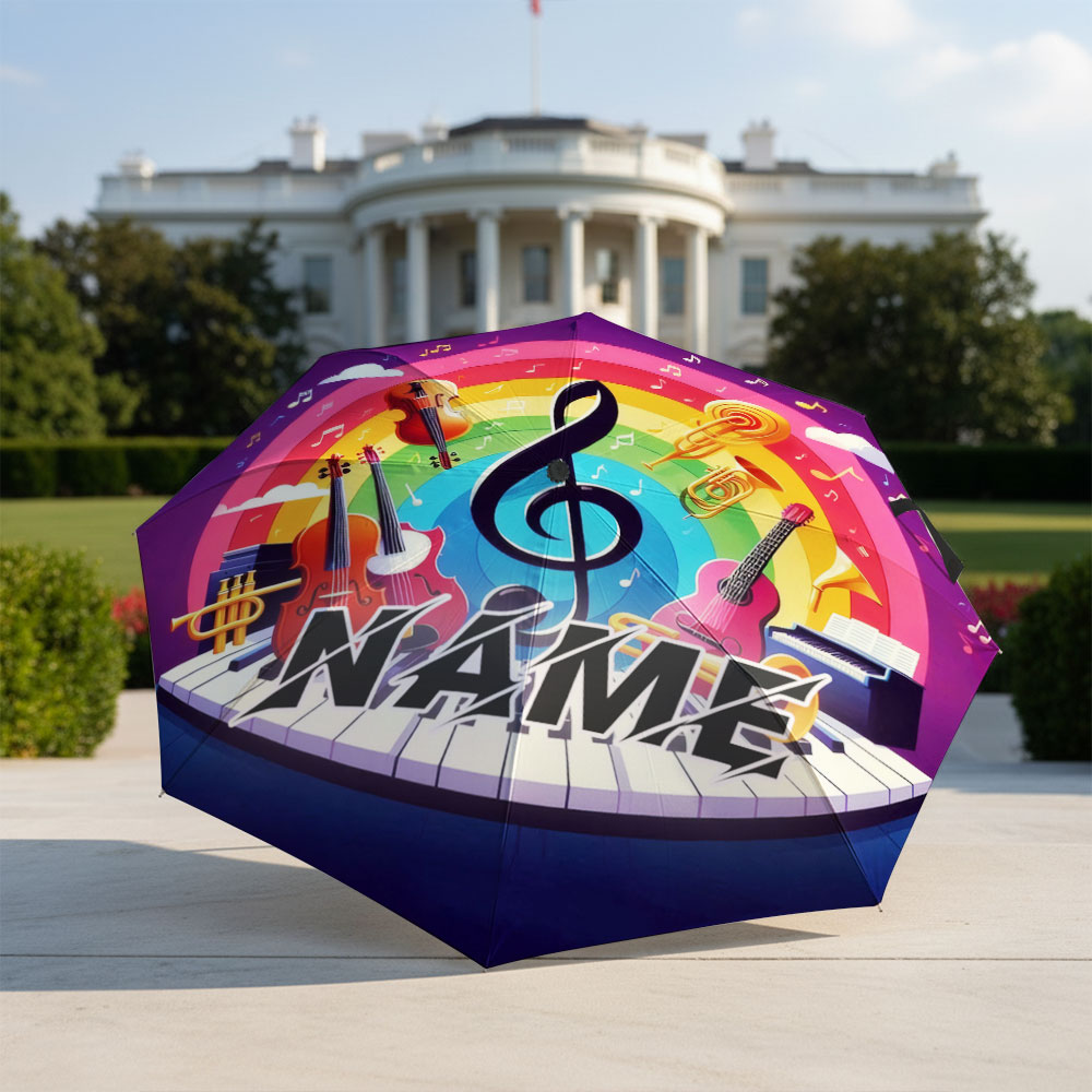 Guarda-chuva personalizado com - Musical Instrument And Names avaliação e preço