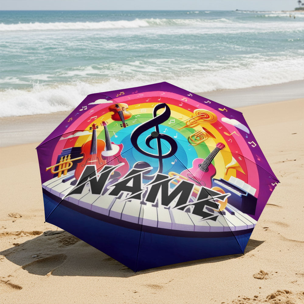 Guarda-chuva personalizado com - Musical Instrument And Names avaliação e preço