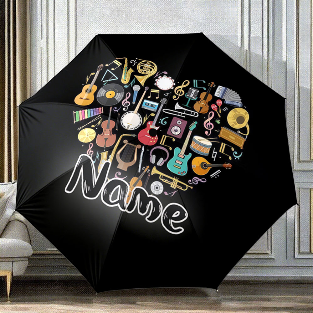 Guarda-chuva personalizado com - Musical Instrument And Names avaliação e preço
