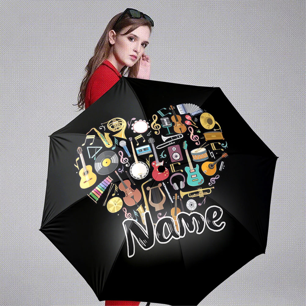 Guarda-chuva personalizado com - Musical Instrument And Names avaliação e preço