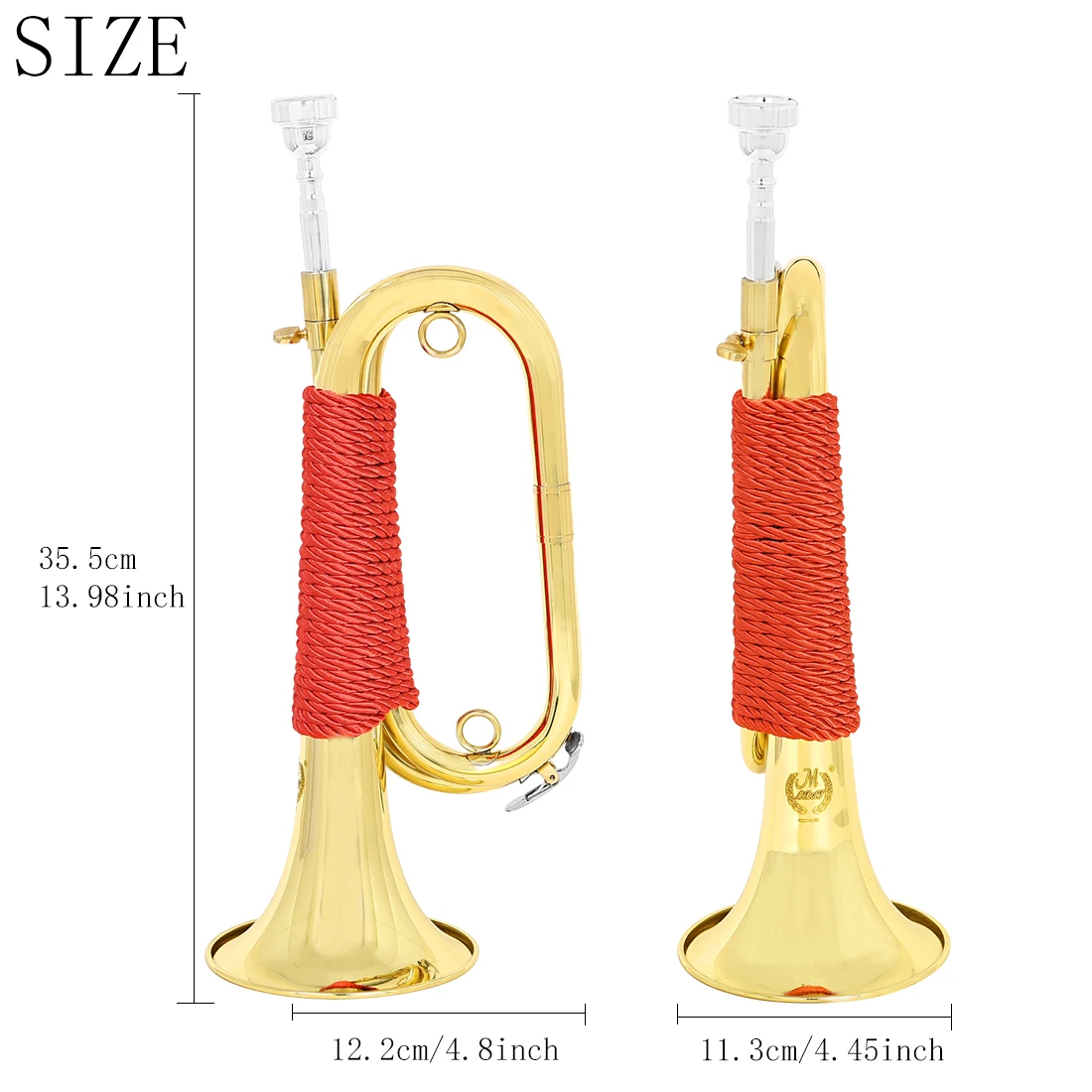 Trompa Espanhola M MBAT Bugle, - Musical Instrument Bugle avaliação e preço